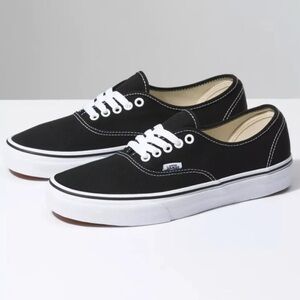 New VANS Authentic Black Shoes